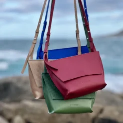 Bolso Trapecio S Grandínico Rojo