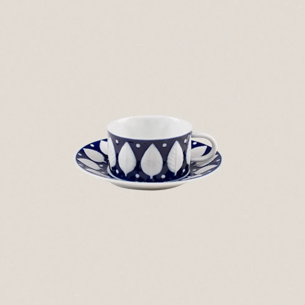 Juego Té 12 servicios F73 Azul