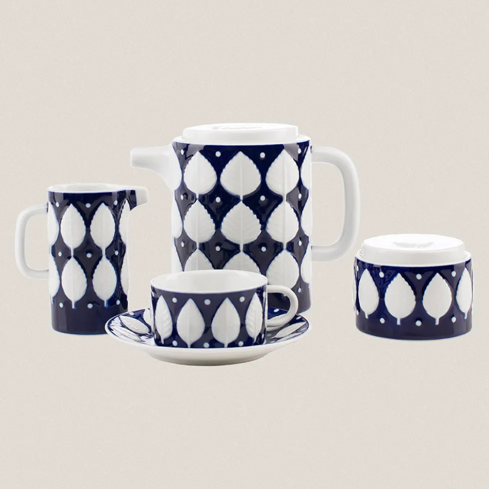 Juego Té 12 servicios F73 Azul