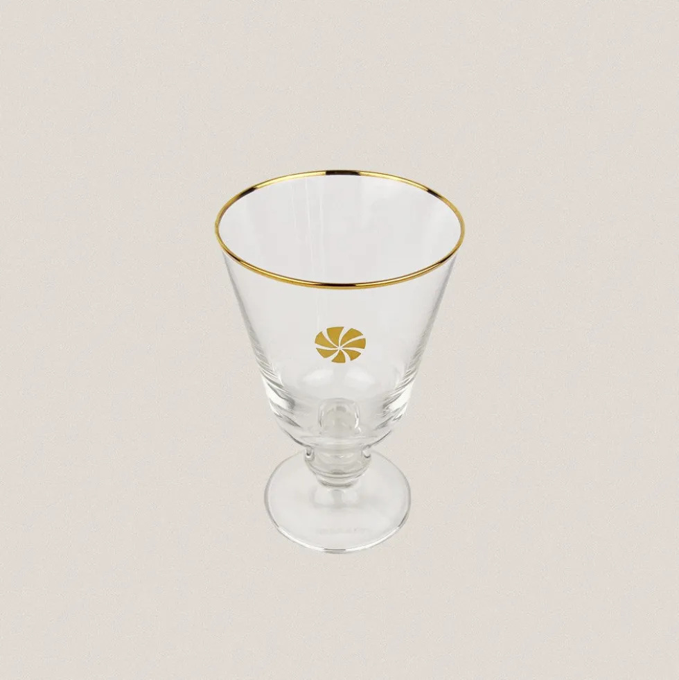 Pack 6 Copas Filo Oro Trisquel Brillo