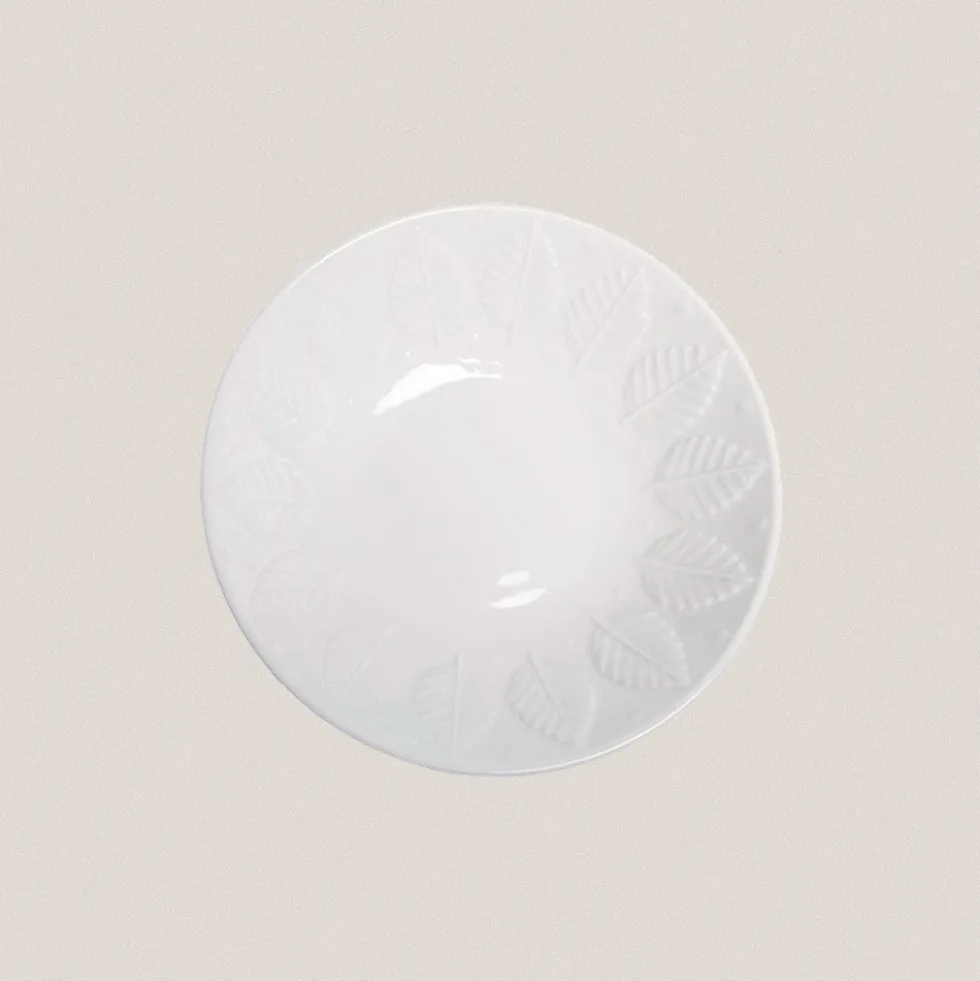 Plato Hondo F 73 Blanco