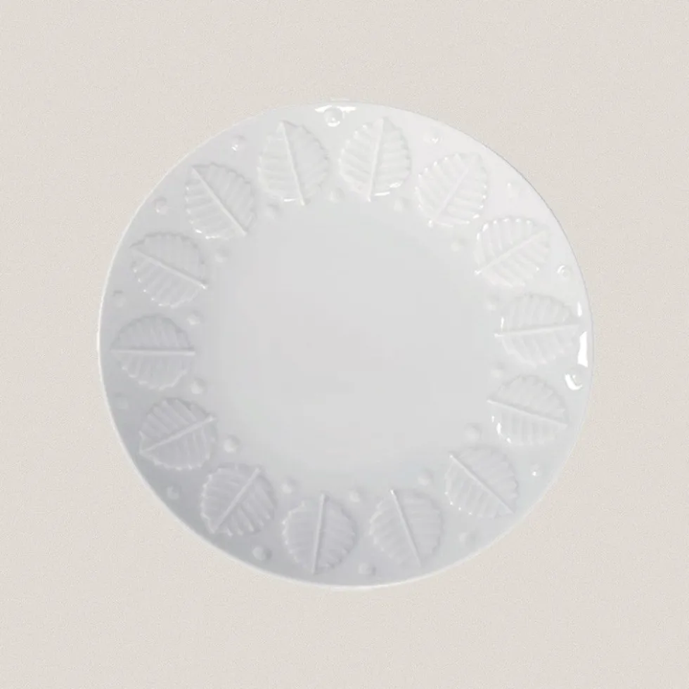 Plato Llano F 73 Blanco