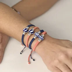 Pulsera Razo Cordón Coral