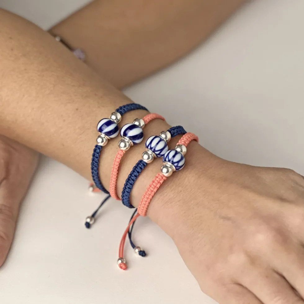 Pulsera Razo Cordón Coral