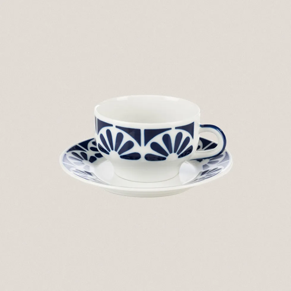 Taza Desayuno con plato Galerías 2